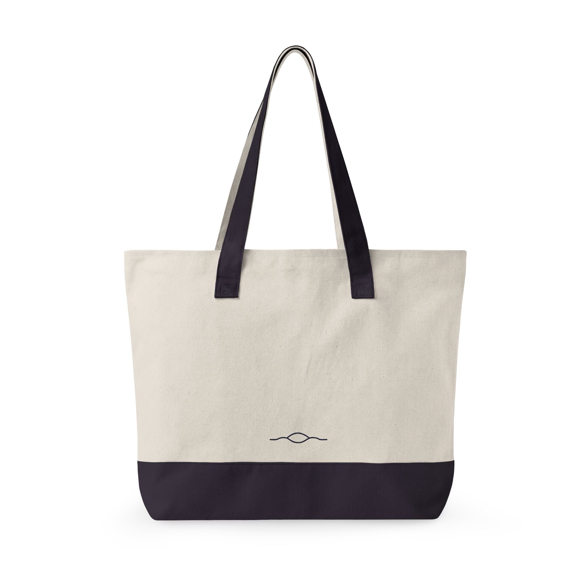 Zippered Canvas Tote