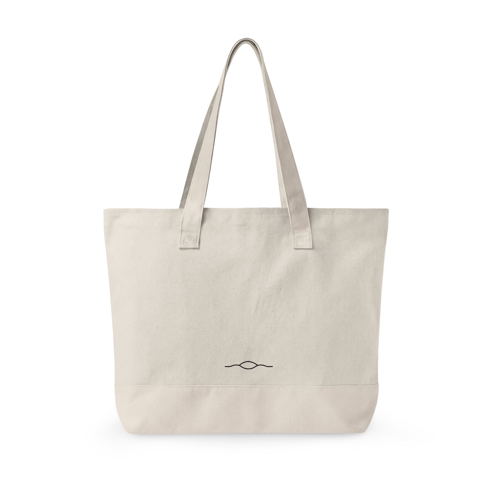 Zippered Canvas Tote