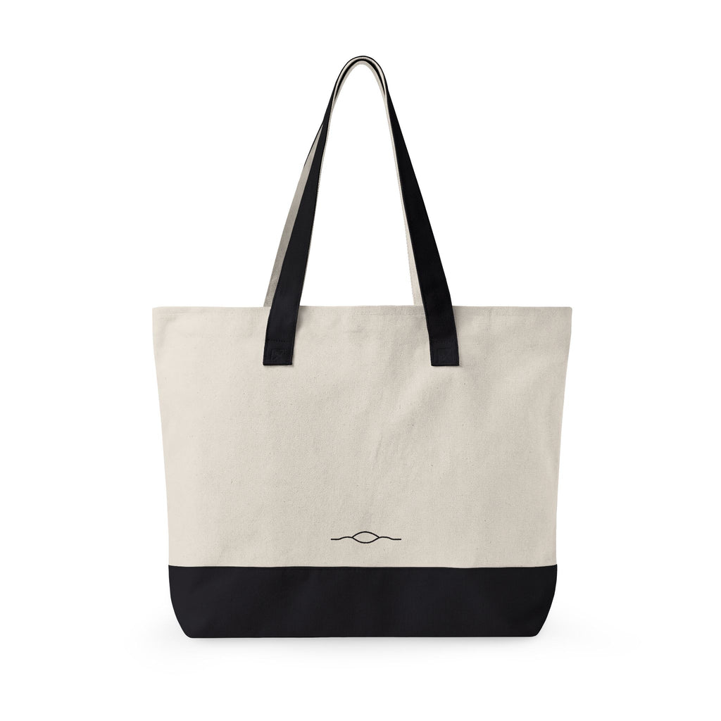 Zippered Canvas Tote