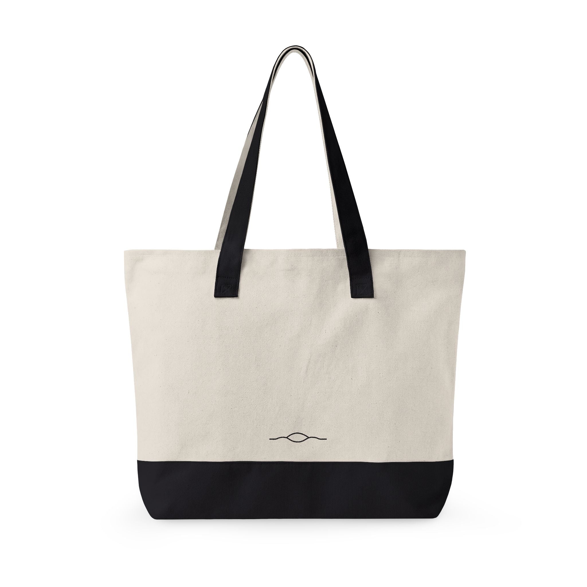 Zippered Canvas Tote